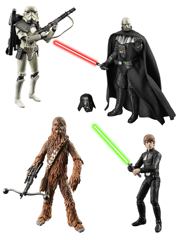 Figure film laser sword