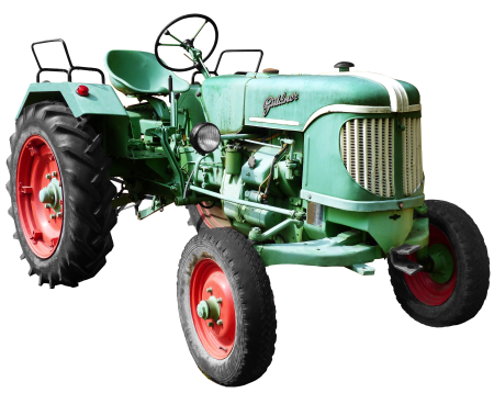 Agricultural machine tractor historically