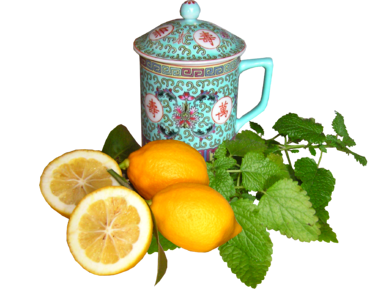 Lemons citrus herbs