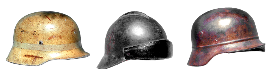 German helmet soldier ammunition