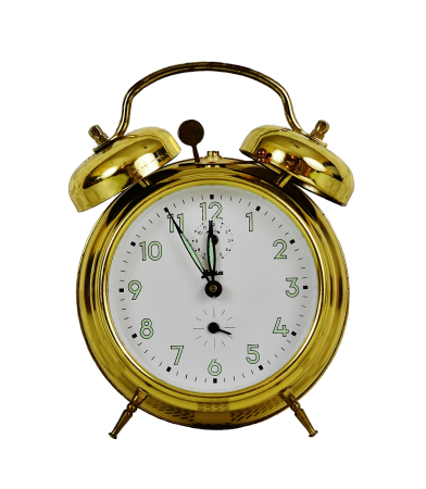 Time for a change alarm clock clock