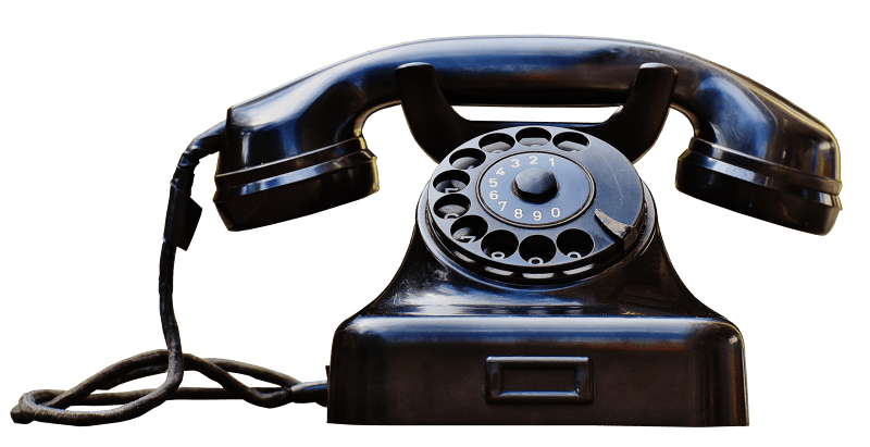 Telephone handset year built 1955 bakelite