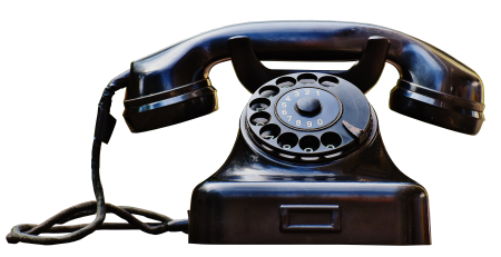 Telephone handset year built 1955 bakelite