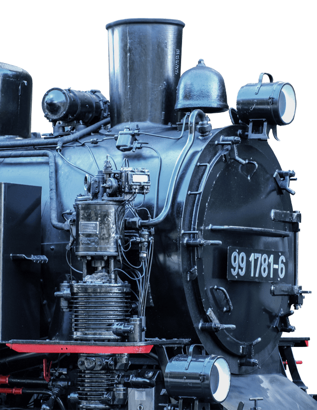 Steam locomotive nostalgic train