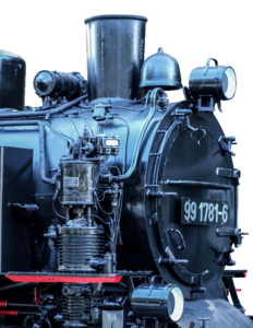 Steam locomotive nostalgic train