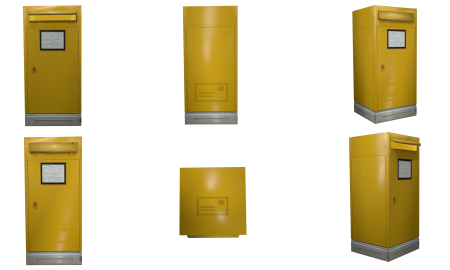 Mailbox letters letter box
