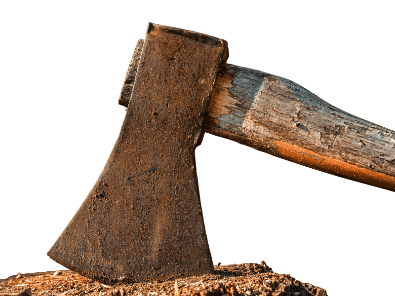 Wood chop hack tool