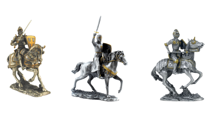 Middle ages free knight set armor metal