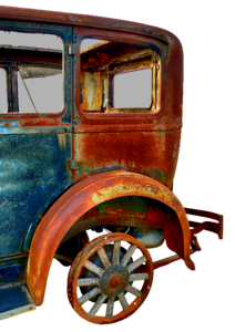 Pkw rusted car age
