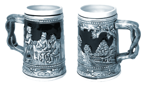 Glass mug ceramics