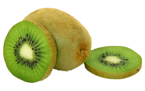 Green food acidic fruits