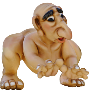 Troll gnome fantasy figure
