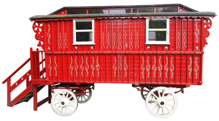 Car red bauwagen hisorisch
