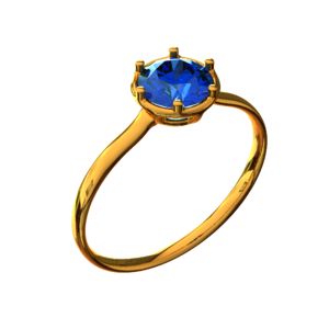Gold ring with eye ornament Free photos