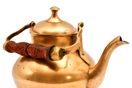 Pot copper teapot