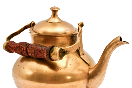 Pot copper teapot