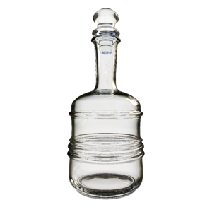 Glass carafe for water bottle decanter