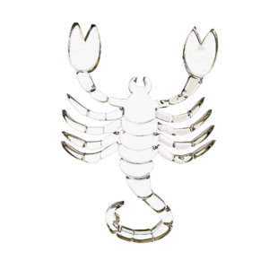 Glass signs of the zodiac scorpion horoscope