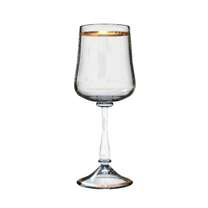 Glass wine glass transparent empty glass