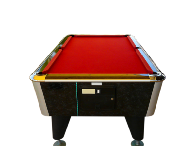 Billiards pool table red