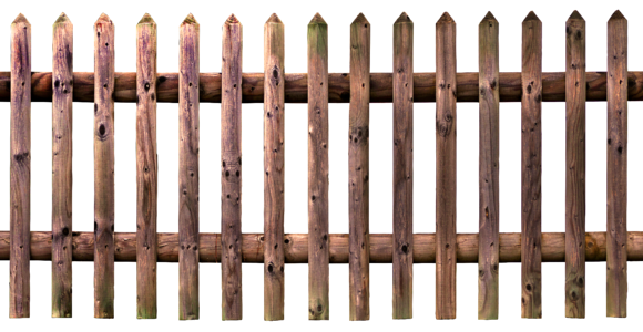 Garden fence paling battens