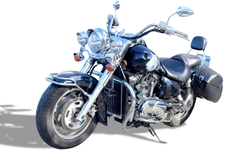 Exhibition two wheeled vehicle moped