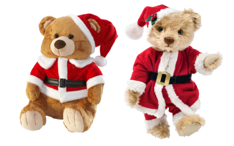 Christmas soft toy bear