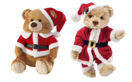 Christmas soft toy bear