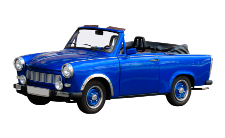 Oldtimer satellite trabbi