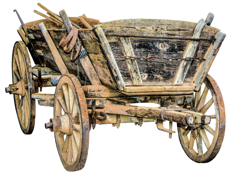 Old farm transport