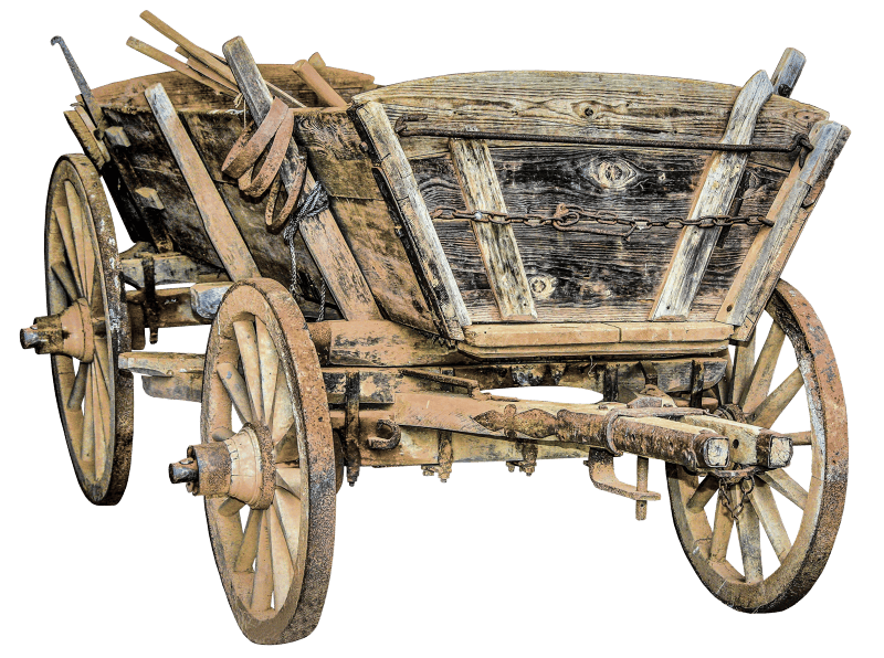 Old farm transport