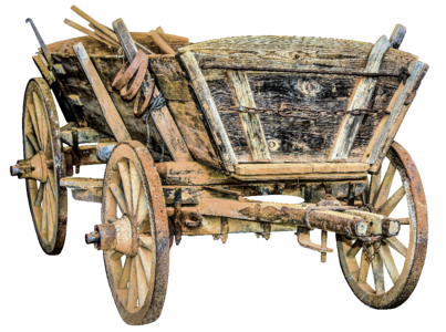 Old farm transport