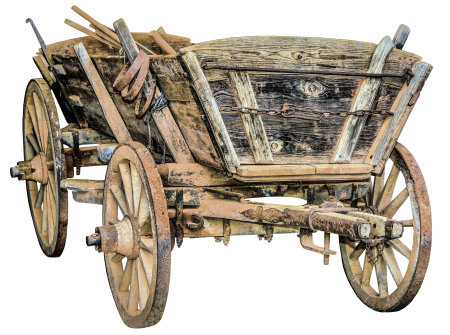 Old farm transport