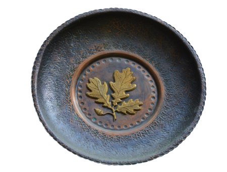 Old brass bowl decoration