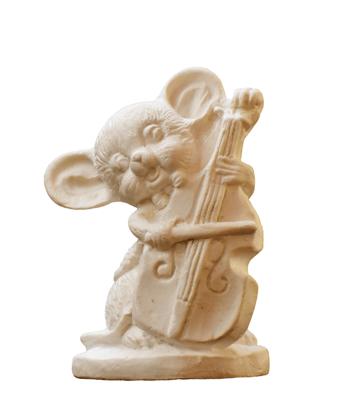 Unpainted music instrument