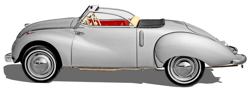 Isolated oldtimer pkw