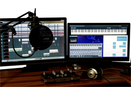 Audio controller music studio