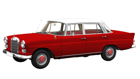 Model years 1961-1965 white-red bi color