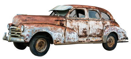 Car wreck wreck scrap