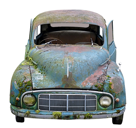 Moss broken wreck