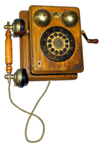 Dial built in 1927 telephone handset