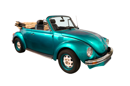 Auto vw isolated