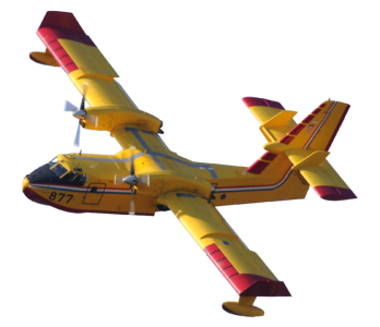 Forest fire mission aircraft seaplane
