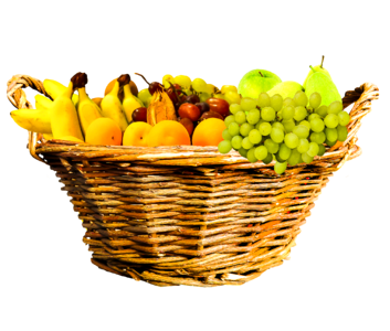 Fruit basket basket fruits