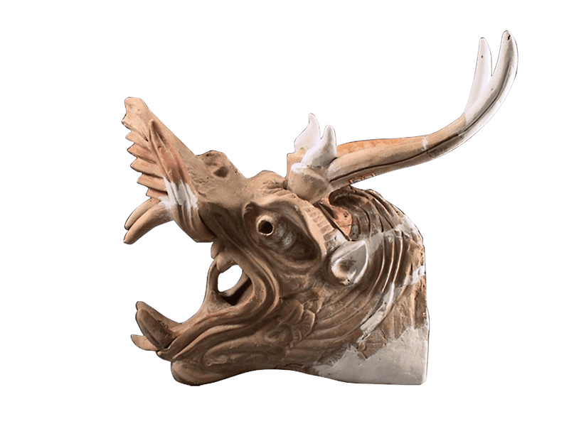 Red ceramic sleeve beast zurich museum psd file