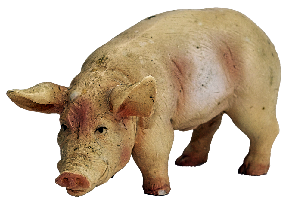 Lucky pig pig figure artificial