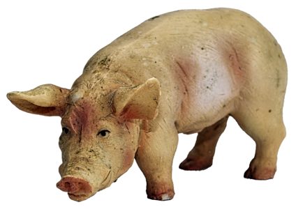 Lucky pig pig figure artificial