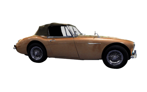 Austin healey isolated convertible