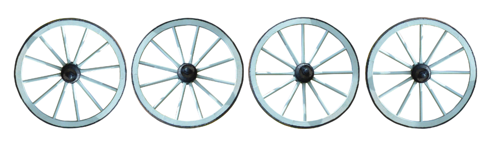 Wood hubs wagon wheel