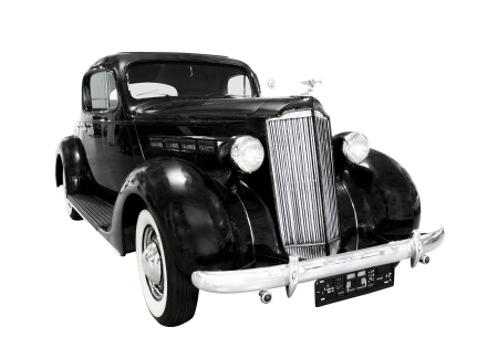 Oldtimer packard isolated